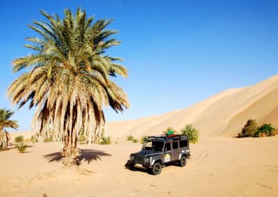 Landrover in the desert