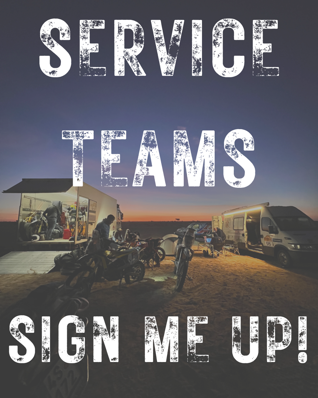 The Real Way to Dakar Service Teams category